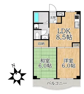 アメニティビラ【2階】の間取り