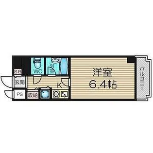 菅栄町プレザーント【3階】の間取り