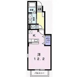 グランペール【1階】の間取り