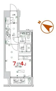 K COURT押上【5階】の間取り
