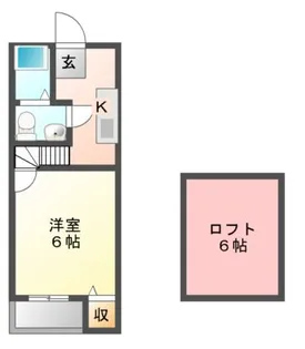 ヴェリテール本陣【2階】の間取り