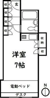シャトウ中野【2階】の間取り