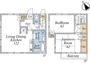 東京都葛飾区青戸1【一戸建】の間取り