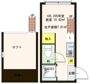 アプリシエイト本駒込【1階】の間取り