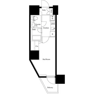 東京都品川区南品川2【マンション】の間取り