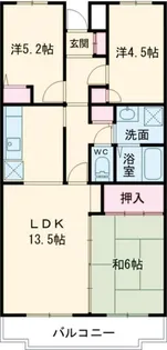 ドミール浜寺【3階】の間取り