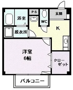 ルーチェ神明【2階】の間取り