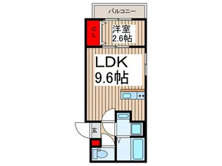 KLEIS志村三丁目II【3階】の間取り