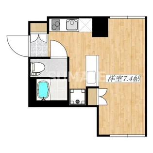 COLLAGE HOUSE【3階】の間取り