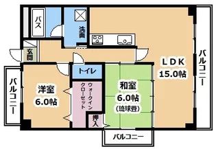 エリセオびわ湖【9階】の間取り