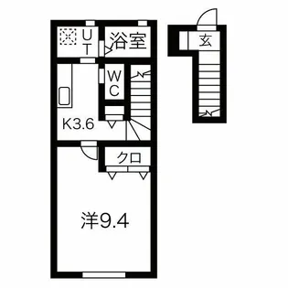 Ambiente(アンビエンテ)【2階】の間取り