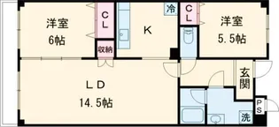 ルミエール元今泉【4階】の間取り