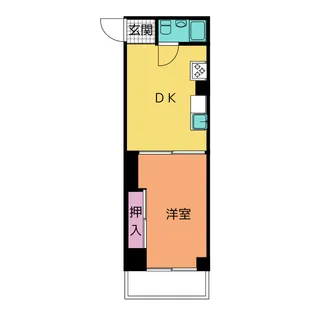 第2ニシノビル【3階】の間取り