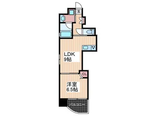 広島県広島市中区舟入中町【マンション】の間取り