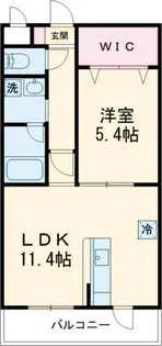 熊本県熊本市北区清水新地4【マンション】の間取り