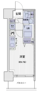 エスティメゾン大島【4階】の間取り