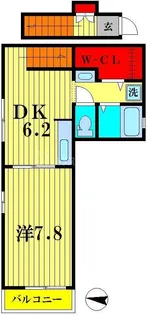 トラウム亀有【2階】の間取り