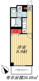 アンプルールフェールプリミエール【1階】の間取り