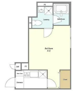 NOZOMIO赤羽【2階】の間取り