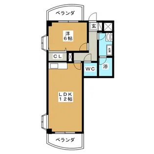 辰巳興産ビル(タツミコウサンビル)【3階】の間取り