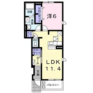 ミルト・モーゲン II【1階】の間取り