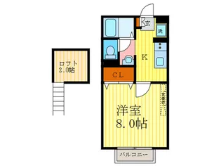 グランシャリオ【2階】の間取り