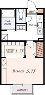 セレ北越谷【1階】の間取り
