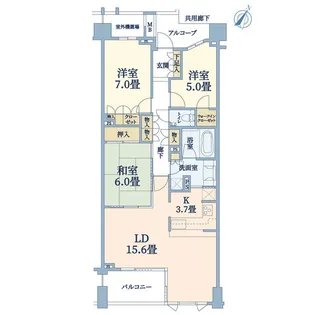 横濱紅葉坂レジデンス・壱番館【10階】の間取り