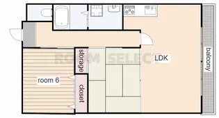 エクセラ大野木II番館【1階】の間取り