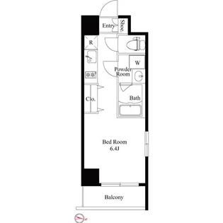 プライマル品川西大井【6階】の間取り