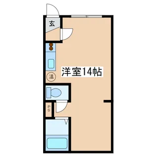 パークサイド貴【1階】の間取り