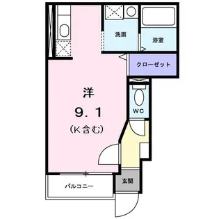 ダンデリオン【1階】の間取り