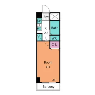 アーバンライフ末広【4階】の間取り