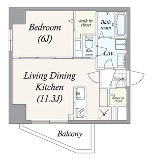 GRAN PASEO浅草【5階】の間取り