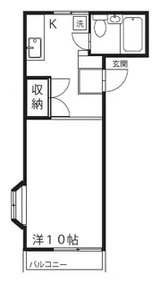 カドキグリーンコーポ【2階】の間取り