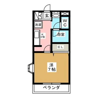 サウザンドV【3階】の間取り