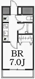 ラフィーヌ伊勢佐木町【5階】の間取り