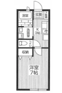 ハピネス松ヶ丘【2階】の間取り