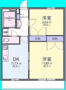 CAPTAIN【2階】の間取り