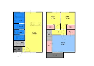 神埼タウン 壱番館の間取り