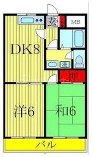 江藤マンション【5階】の間取り