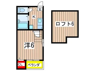メゾンアルファ【1階】の間取り