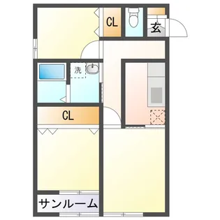 ロータス C棟【1階】の間取り