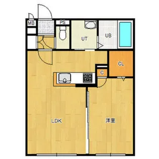 カヌレ【4階】の間取り
