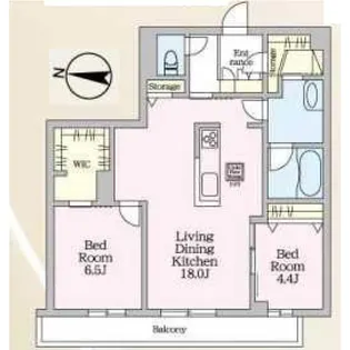 カーサレジーナ【1階】の間取り