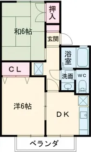 セジュール6番館【1階】の間取り