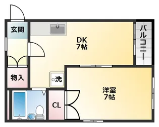 グリーンハイツ佐野【3階】の間取り
