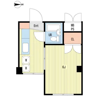 ホワイトハイツ【2階】の間取り
