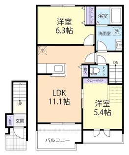 Acapulco【2階】の間取り