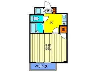 メリーパレス【5階】の間取り